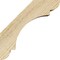 Ekena Millwork 4"W x 8"D x 8"H Olympic Rough Sawn Knee Brace, Douglas Fir BRC04X08X08OLY00RDF - alternate 3